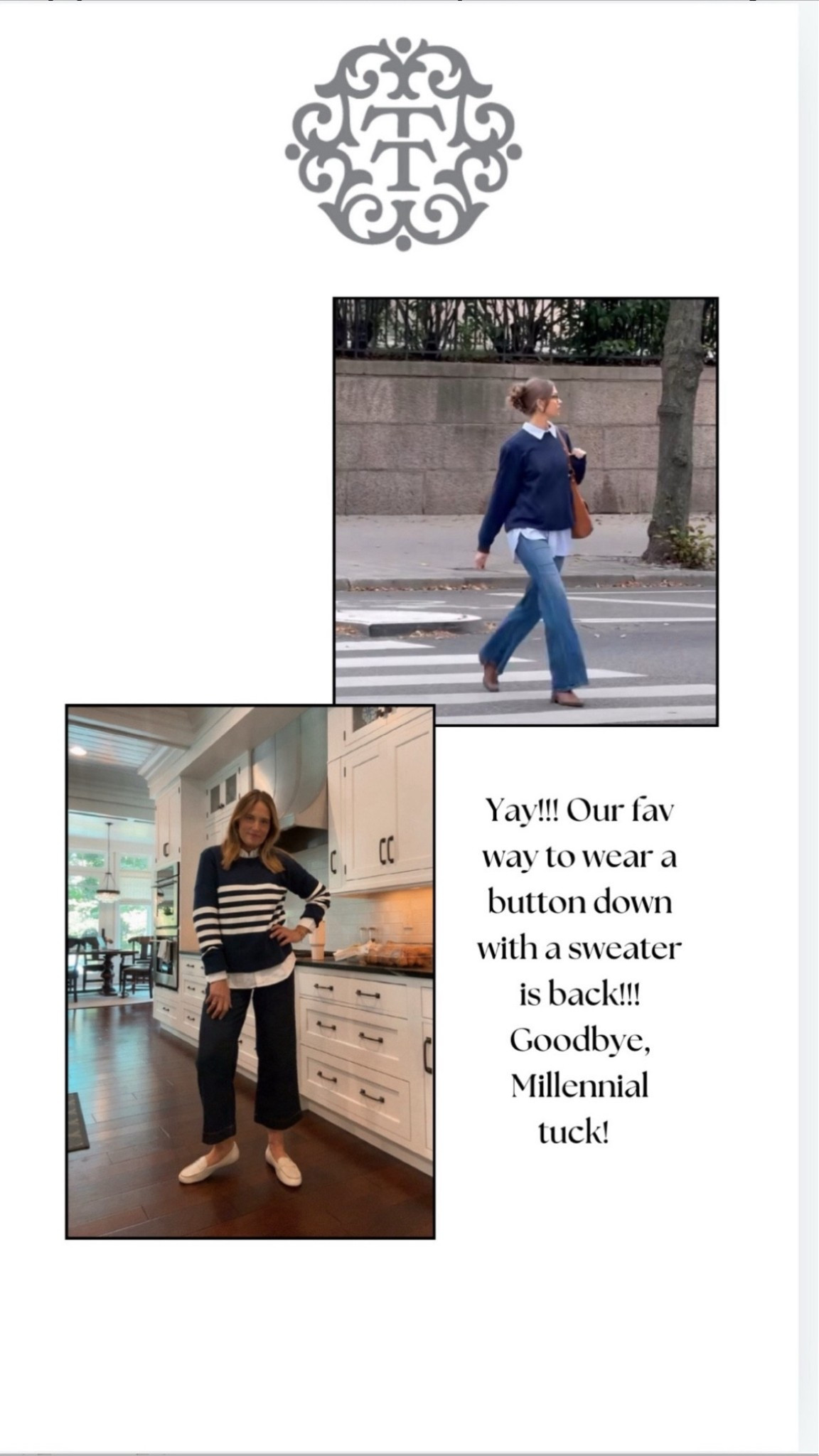 Loving that this style has made a comeback! M

#LTKootd #LTKOver40 #LTKSeasonal