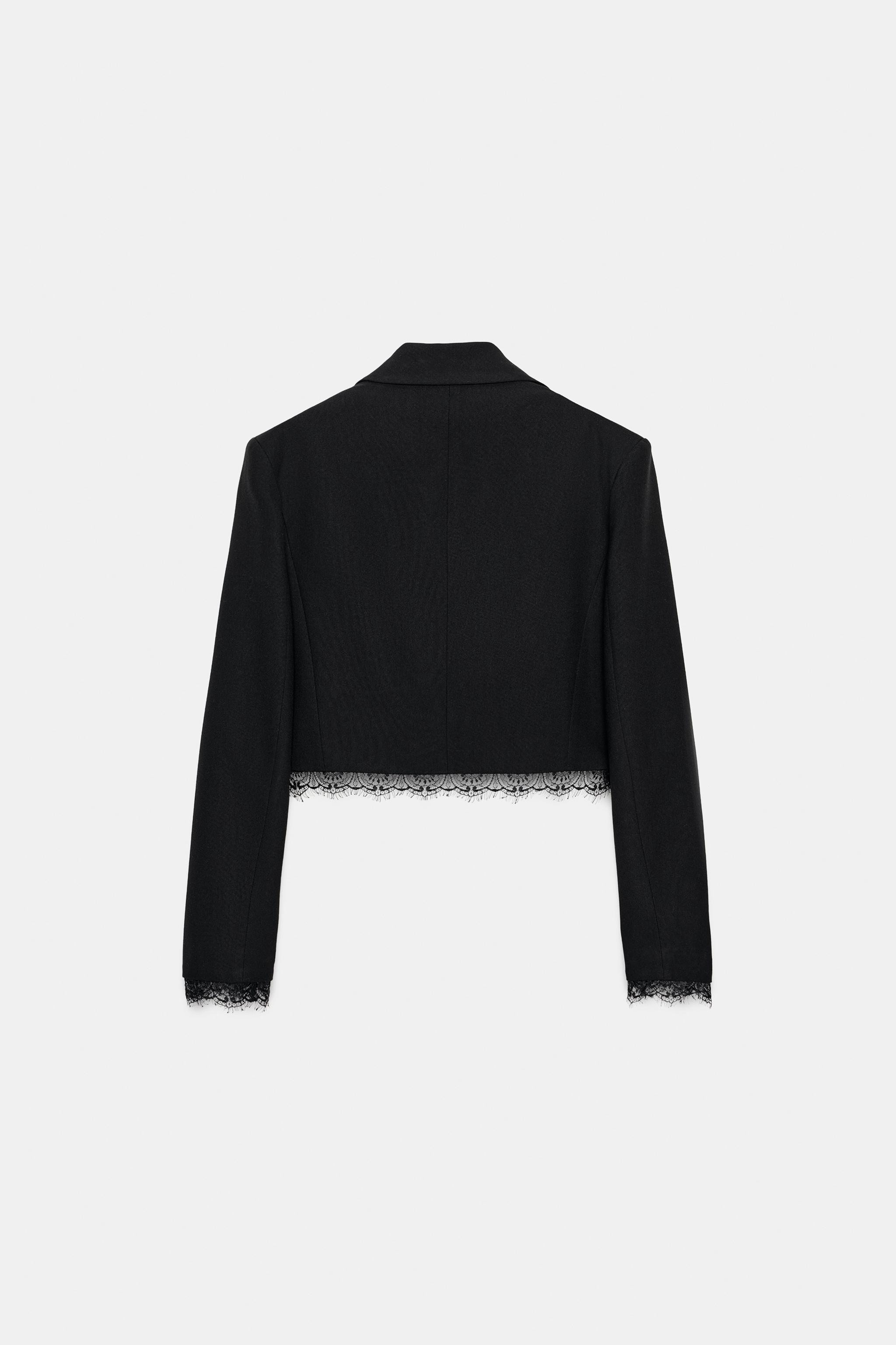 SHORT LACE BLAZER | Zara UK