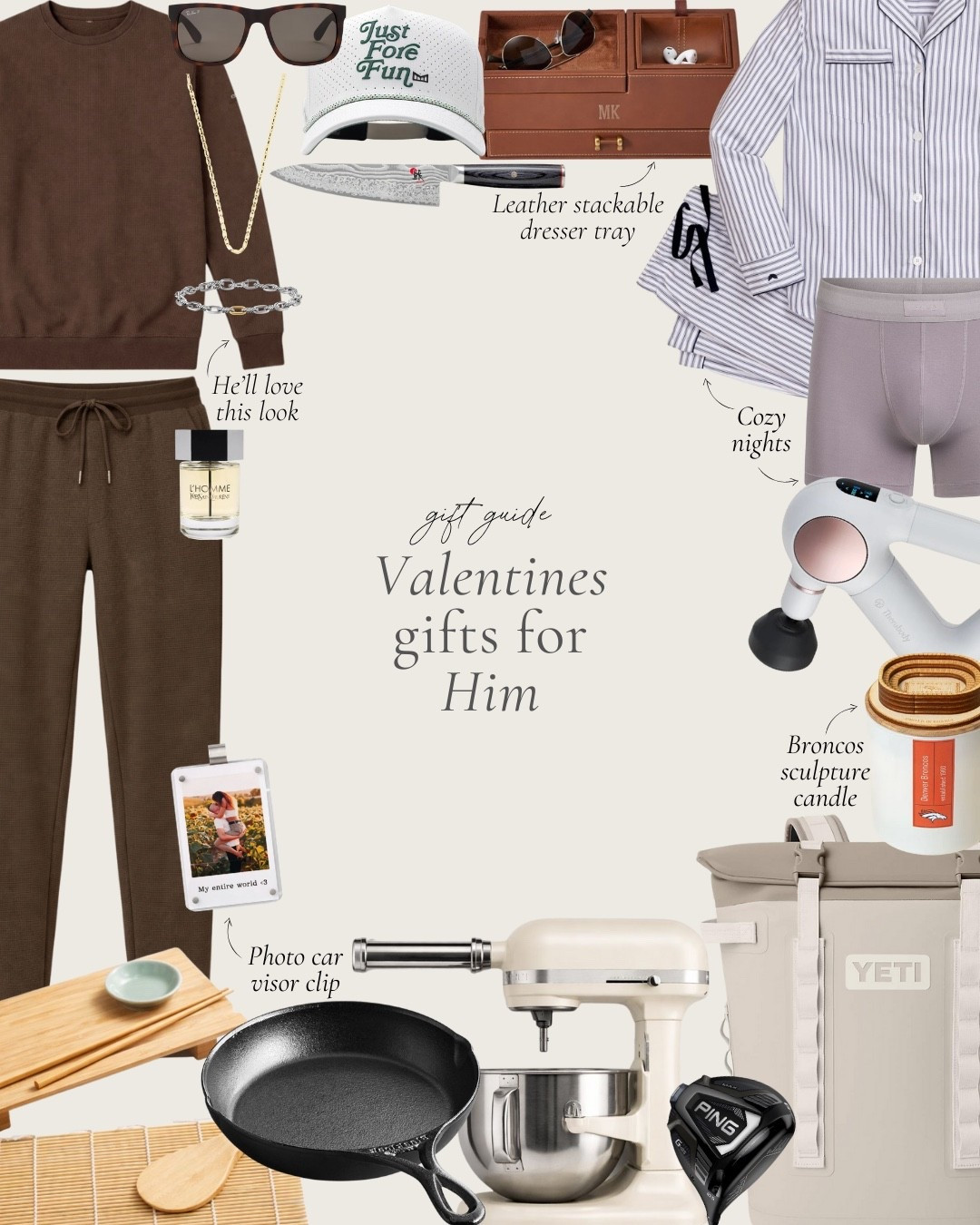 Valentine’s Day gift ideas for him that feel thoughtful without being complicated. Practical finds with a little extra something.

#LTKMens #LTKValentine #LTKSeasonal