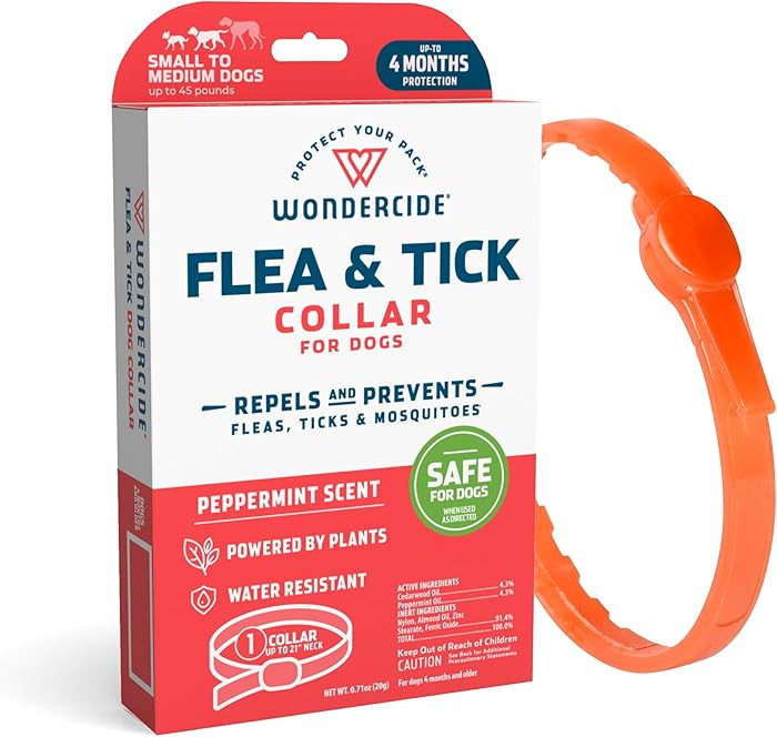 Wondercide Dog Collar - Flea, Tick, and Mosquito Repellent for Dogs - with Natural Essential Oils... | Amazon (US)