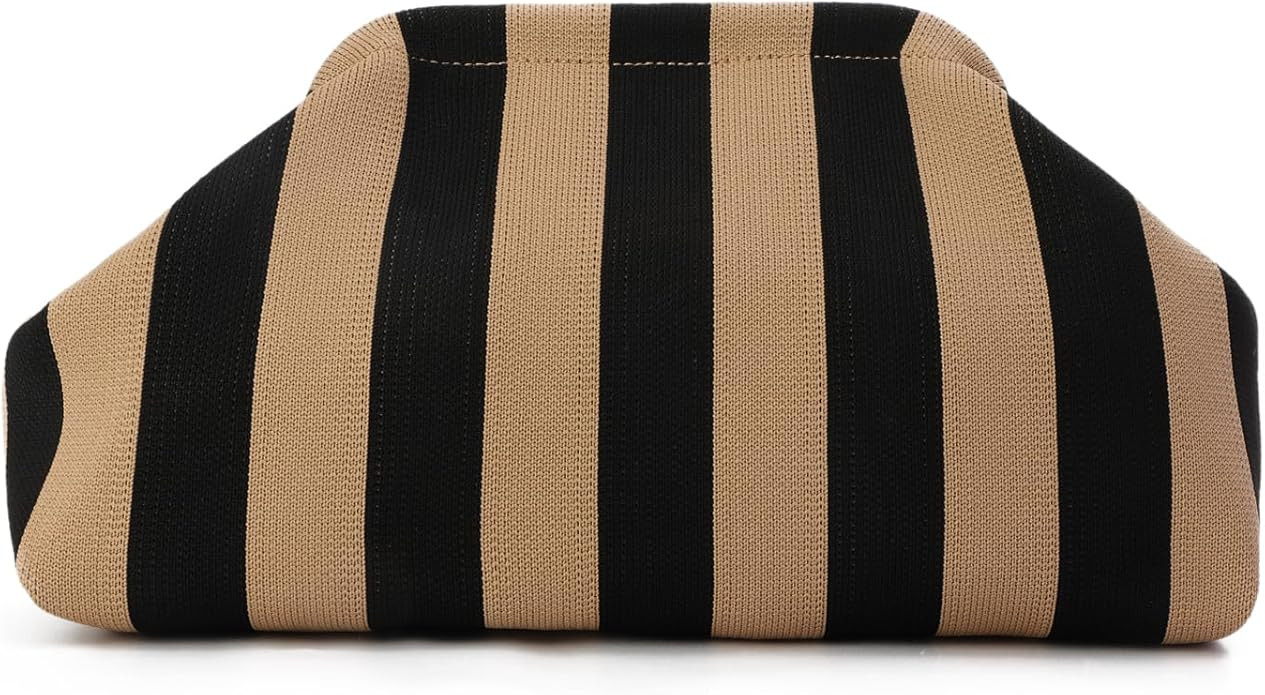 Oweisong Summer Beach Clutch Purses for Women Woven Crochet Handbags Dumpling Clutch Ruched Cloud... | Amazon (US)