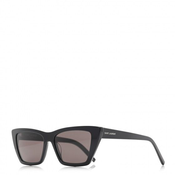 SAINT LAURENT Acetate Mica SL276 Sunglasses Black | FASHIONPHILE (US)