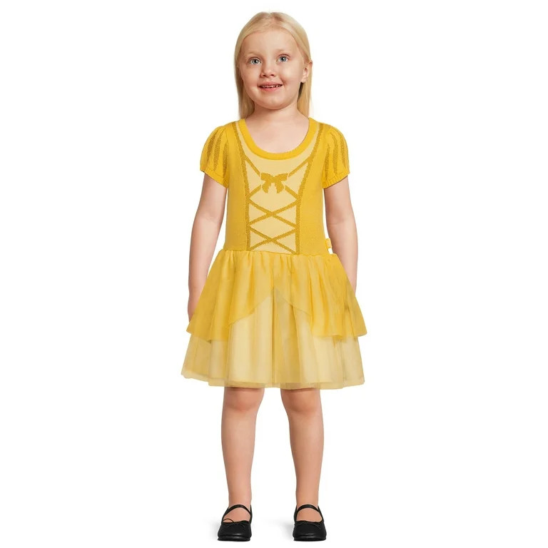 Disney Toddler Girls Beauty and The Beast Cosplay Dress, Sizes 12M-5T - Walmart.com | Walmart (US)