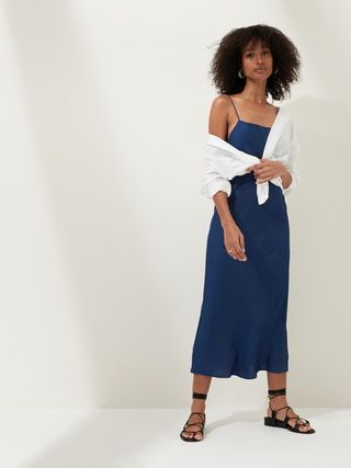 Square-Neck Slip Dress | Banana Republic (US)