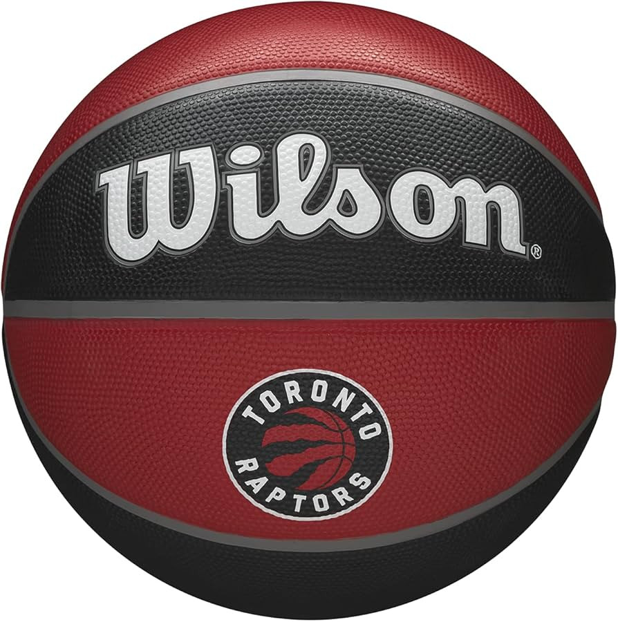 WILSON NBA Team Tribute Basketball - Toronto Raptors, Size 7-29.5", Black/Red | Amazon (CA)