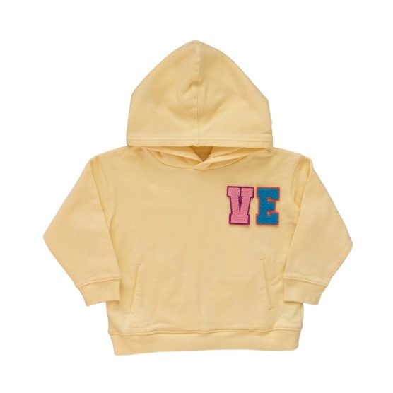 HART + LAND Baby/Toddler/Big Kid Organic Solid Personalized Hoodie – Colored Patches | The Tot