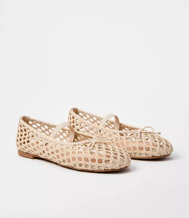 Woven Ballet Flats | LOFT