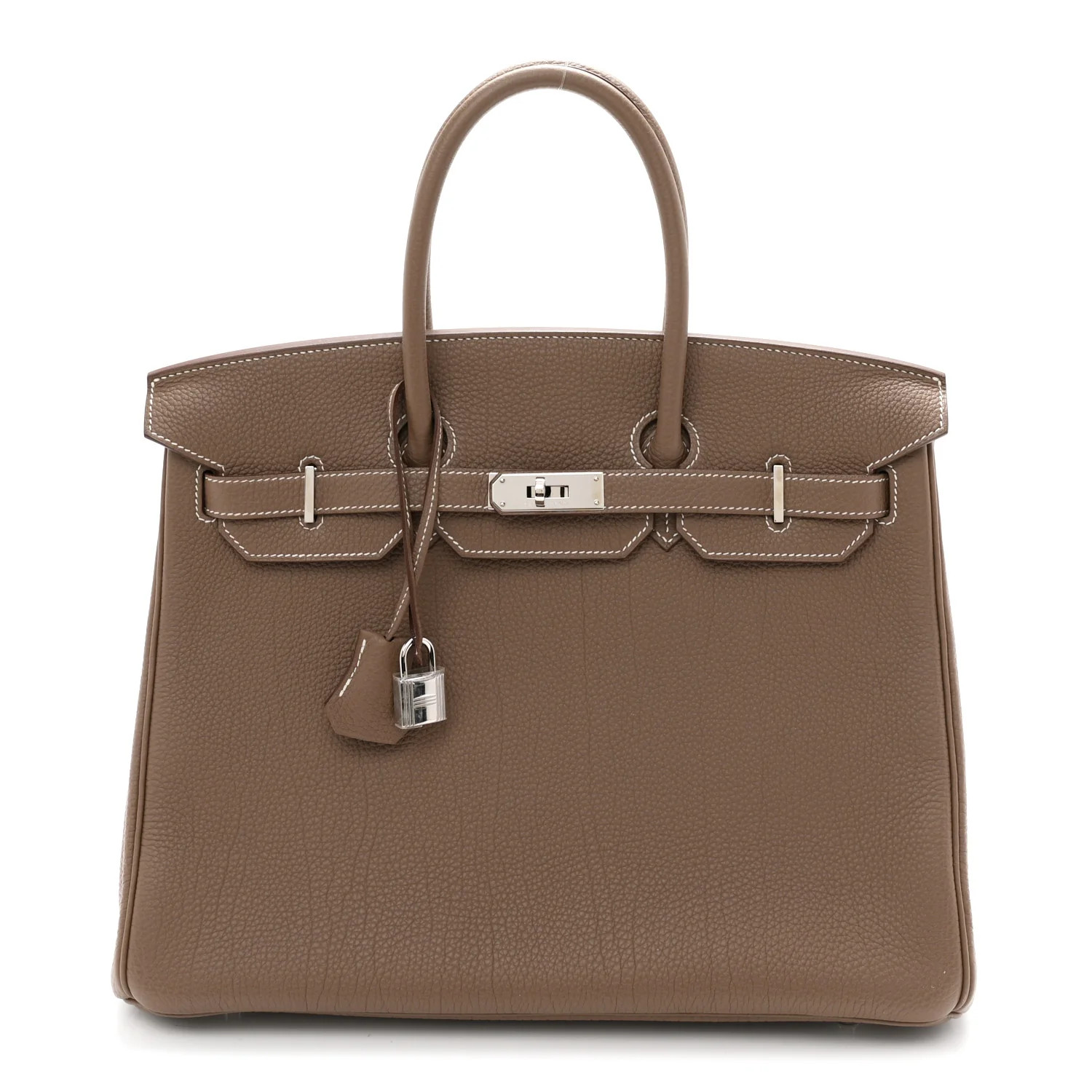 Hermes Togo BIRKIN 35 Etoupe | FASHIONPHILE (US)