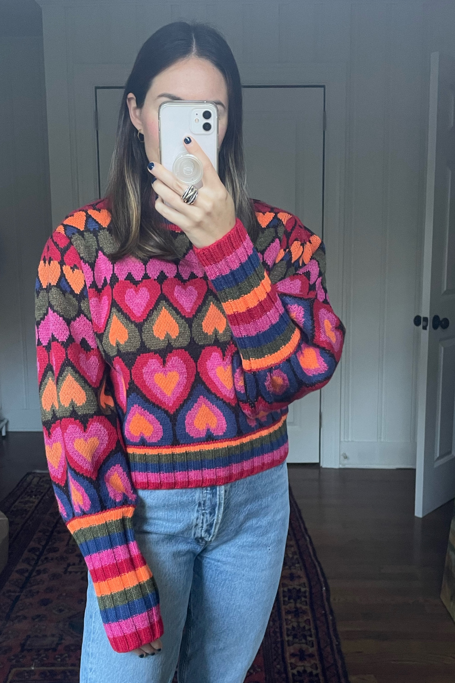 Sweater weather. Under $100. Fall outfit. Fall sweater. Fall style. Hearts. Farm Rio. Nordstrom. Cold weather. 

#LTKSeasonal #LTKstyletip