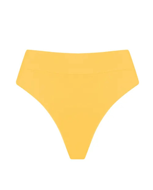 Yellow High Waist Cheekys | Ark Swimwear