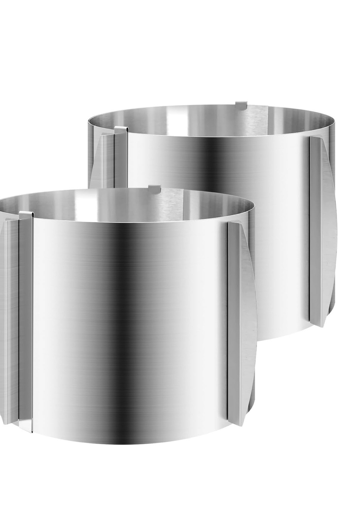 These stainless steel adjustable cake rings are amazing for baking and layering cakes. They help create smooth, even layers and make your cakes look bakery-quality at home. ✨ 

#bakingtools #cakedecorating #homebaker #kitchenessentials #amazonfinds

#LTKHome #LTKfoodie #LTKstorytime