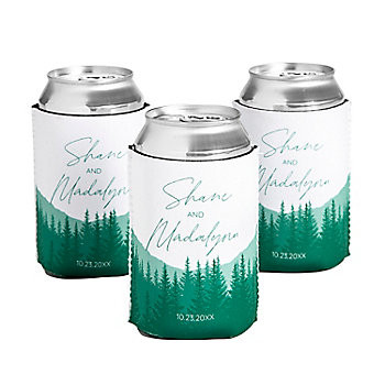 Personalized Premium Mountain Can Coolers - 12 Pc. | Oriental Trading Company