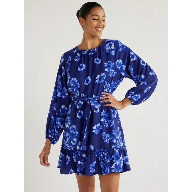 Scoop Women’s Fit and Flare Dress, Sizes XS-XXL | Walmart (US)