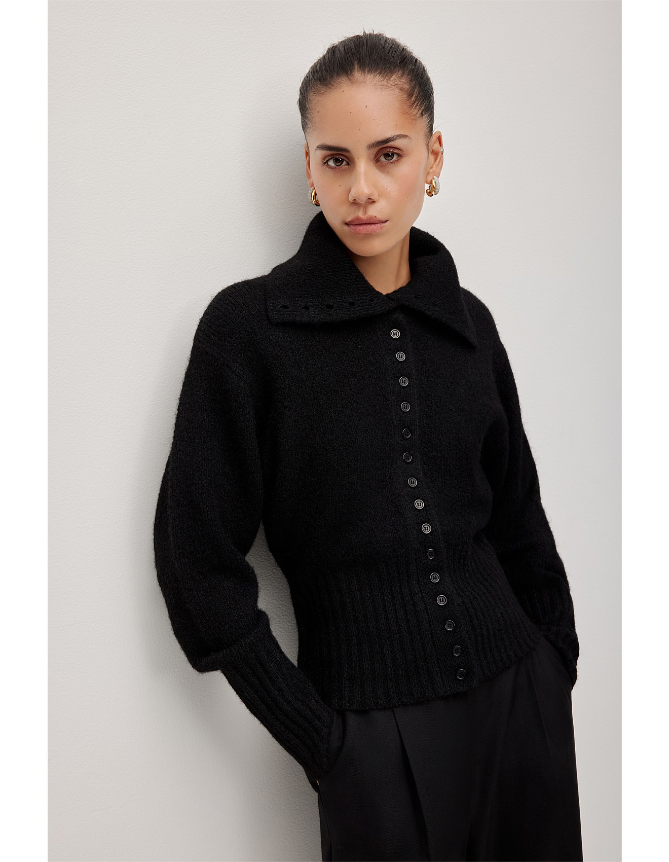 Leni Collared Cardigan | David Jones (Australia & New Zealand)