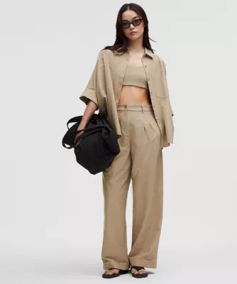 LuluLinen Relaxed Button-Up 
 | lululemon (AU)