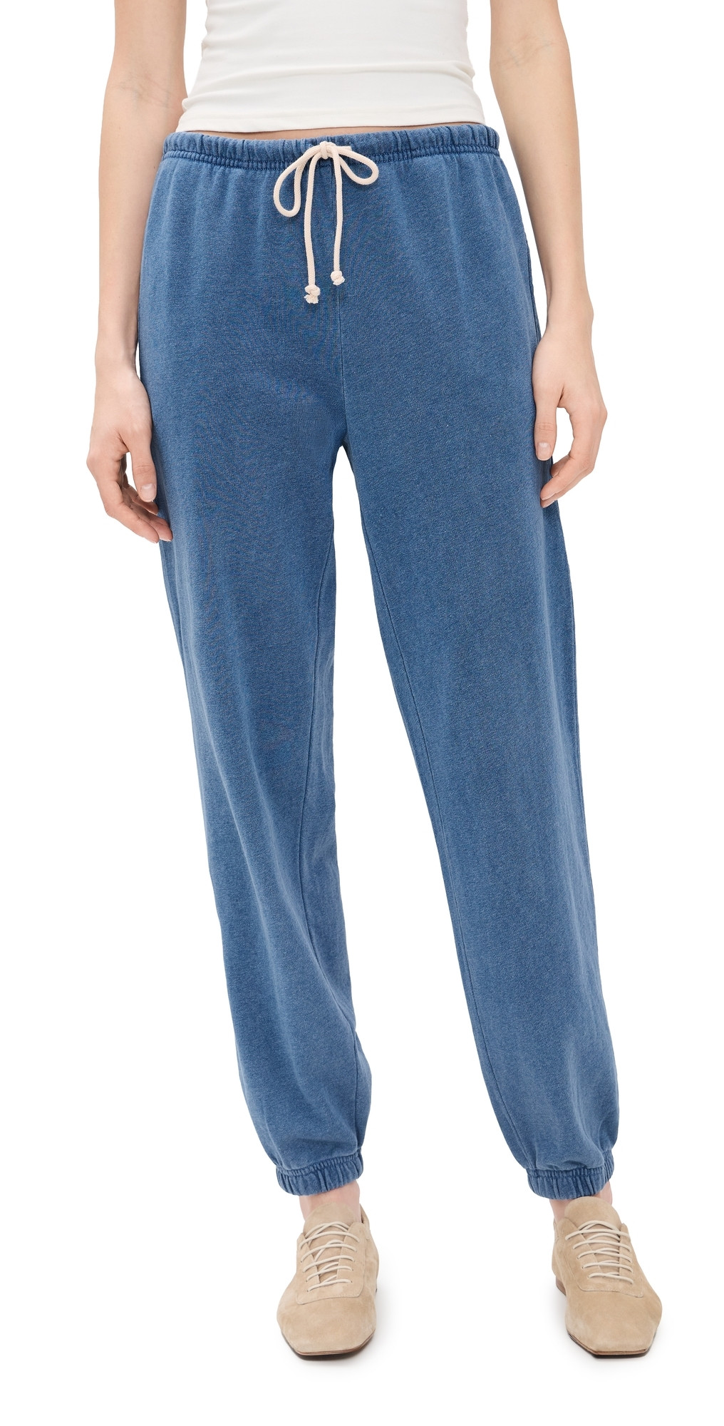 Z Supply Downtown Knit Joggers Calypso Blue Indigo S | Shopbop