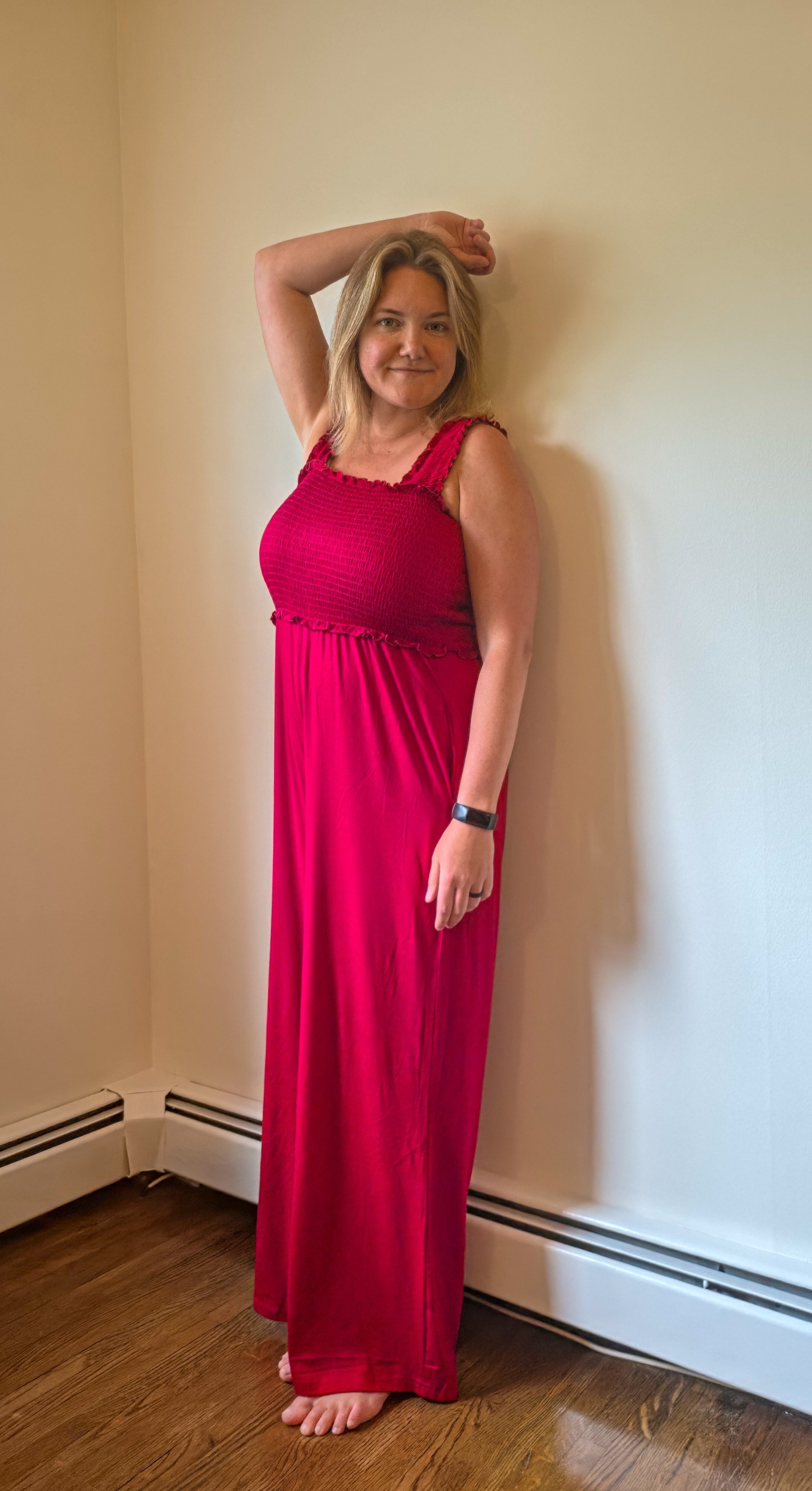 Loving this jumpsuit by Anrabess! So soft + comfortable. Love how it can be dressed up or down! 

#LTKootd #LTKMidsize