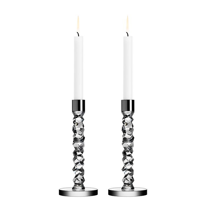Orrefors Carat High Candlesticks, Pair | Bloomingdale's (US)