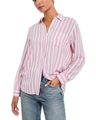 Wren Striped Button Front Blouse | Bloomingdale's (US)