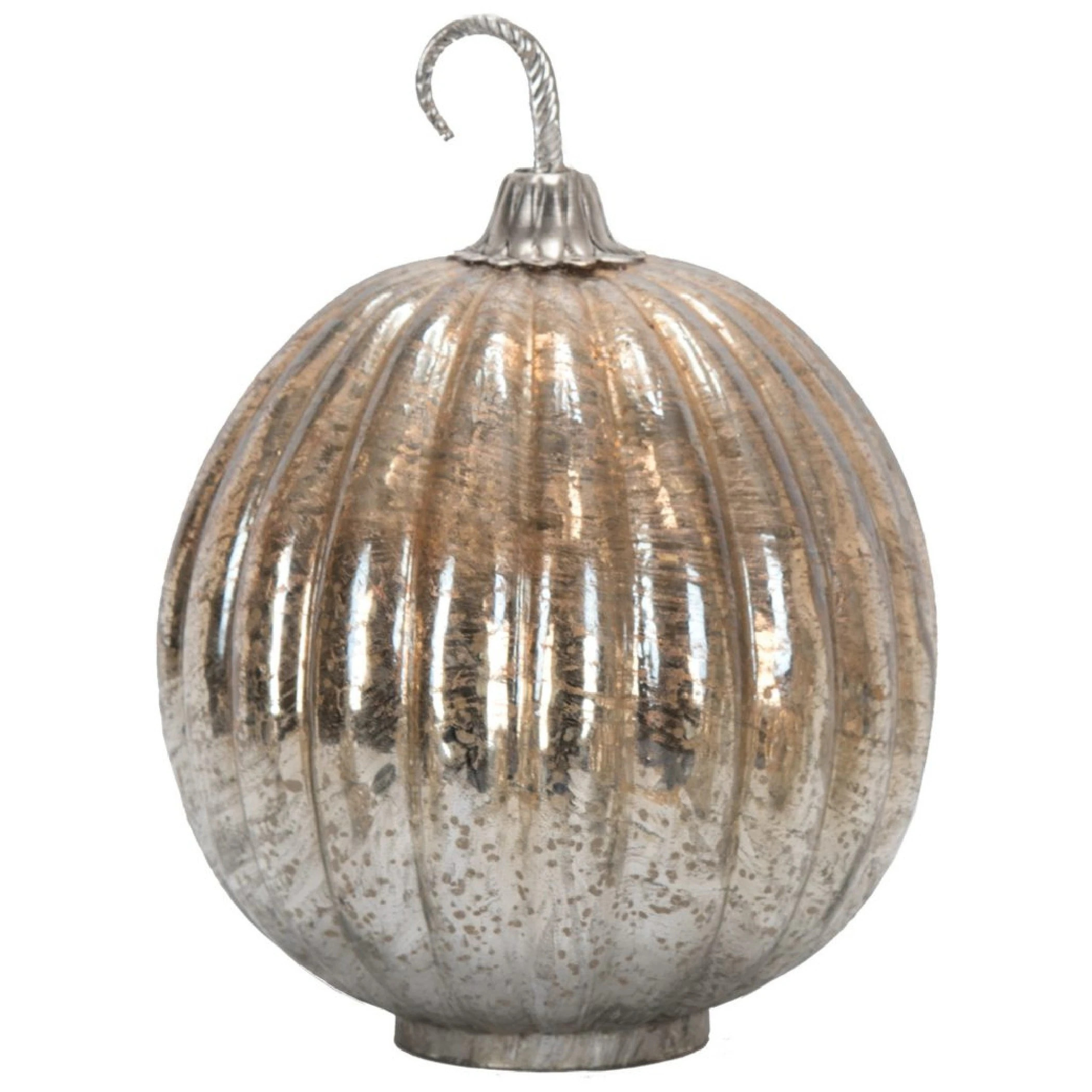 A&B Home Foil Glass Lustre Mercury Pumpkin | Bed Bath & Beyond