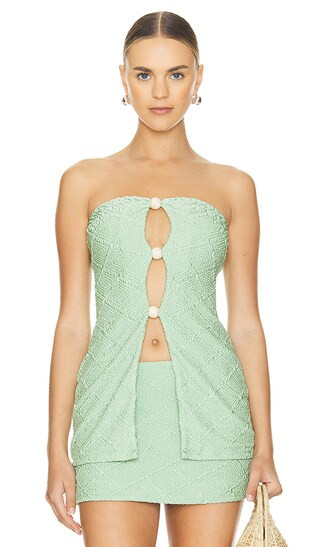 Jasper Top in Seafoam | Revolve Clothing (Global)