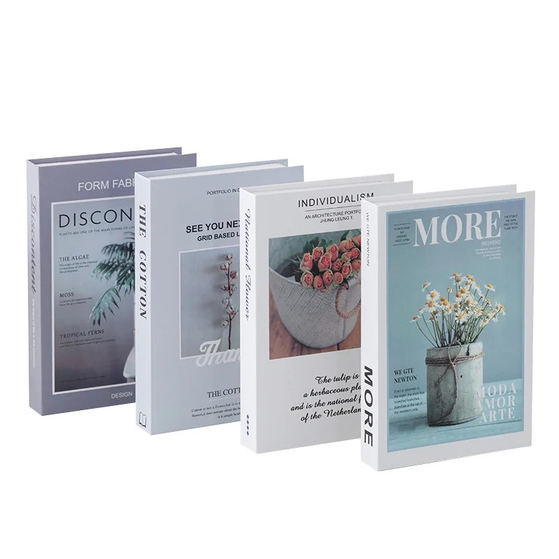 4 Pieces Faux Books for Decoration - Modern Fashion Decorative Books Set for Hardcover Home Decor... | Walmart (US)
