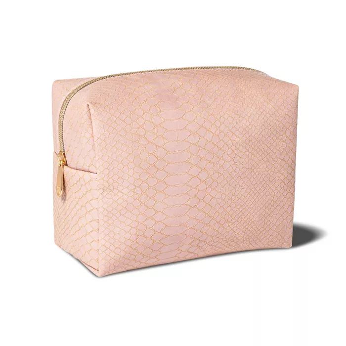 Sonia Kashuk™ Loaf Bag - Pink Faux Snake | Target