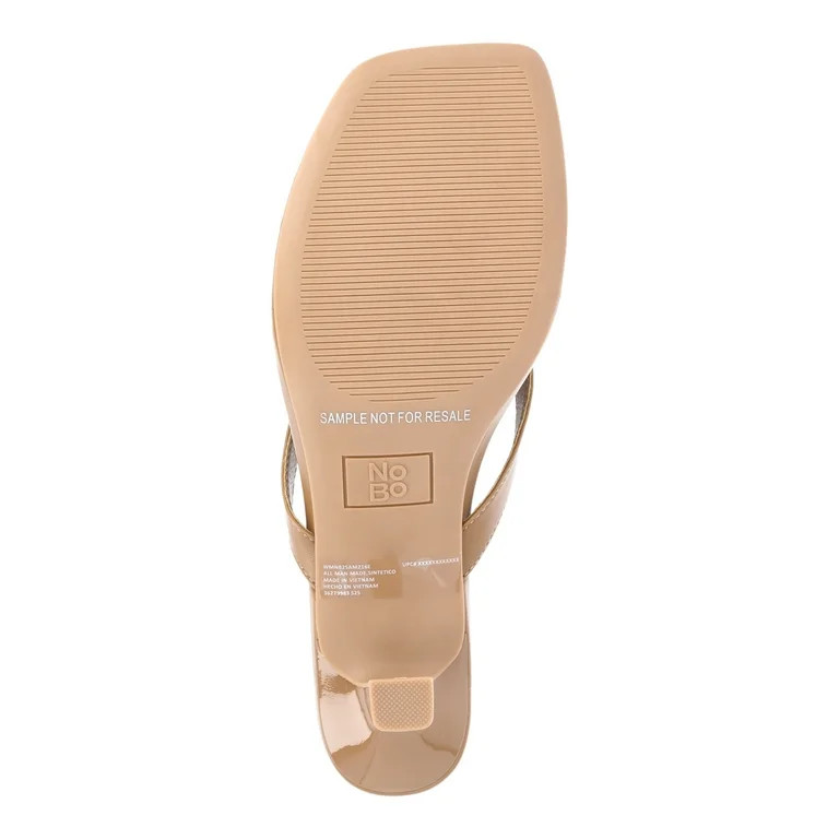 No Boundaries Women's Kitten Heel Thong Sandal | Walmart (US)