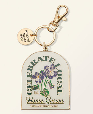 Flower Show Violet Enamel Bag Charm, Macy's Exclusive | Macy's
