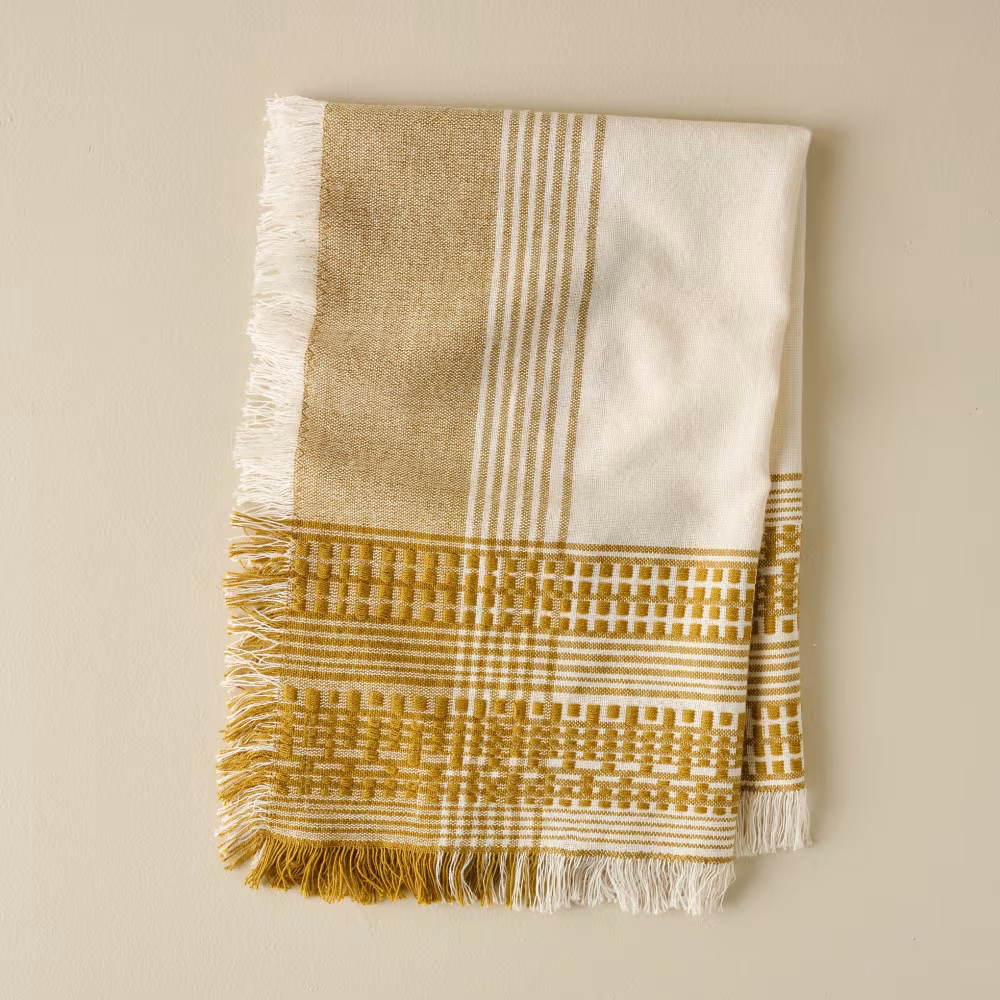 Magnolia Plaid Makers Mark Tea Towel | Magnolia