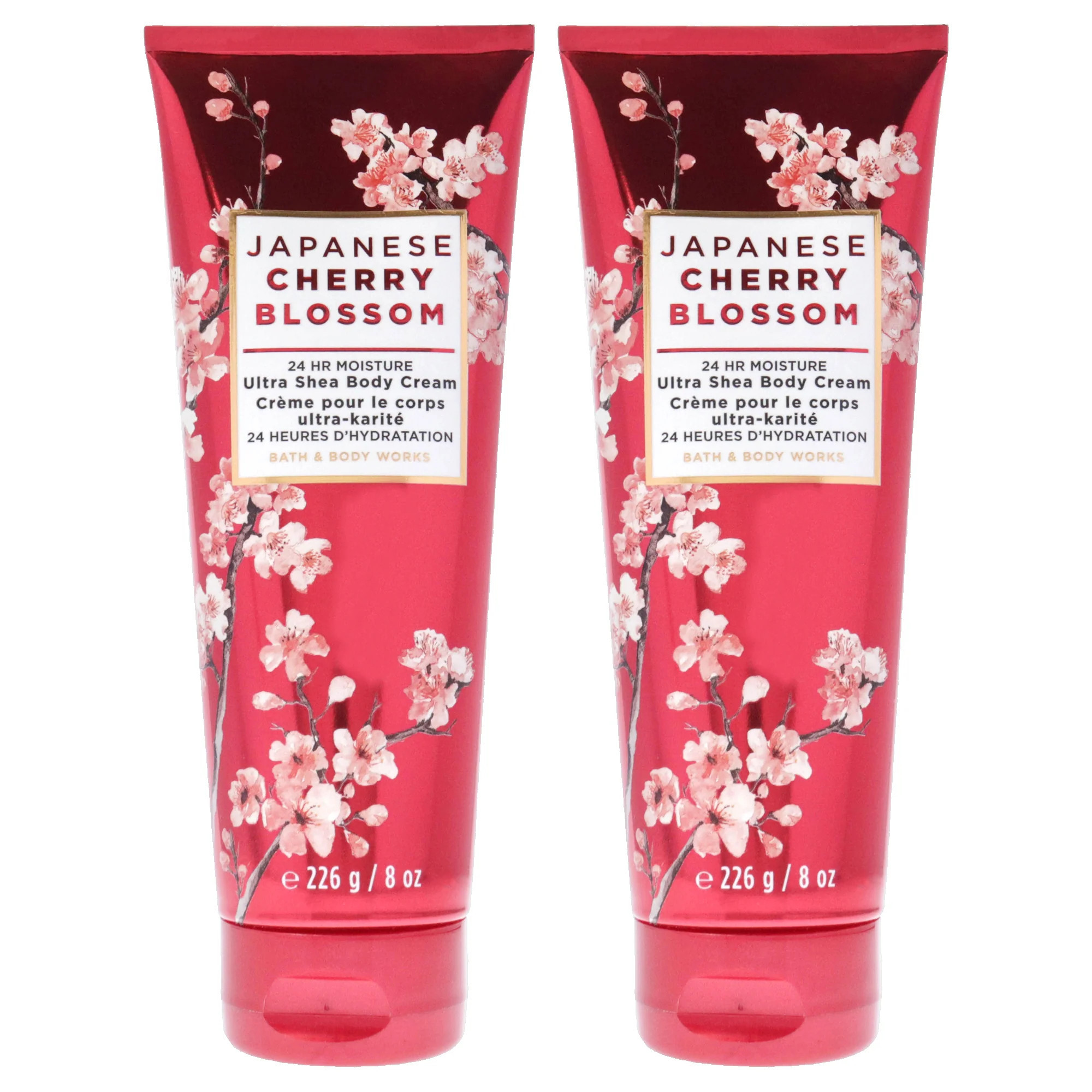 Japanese Cherry Blossom by Bath and Body Works for Women - 8 oz Body Cream - Pack of 2 | Shop Simon