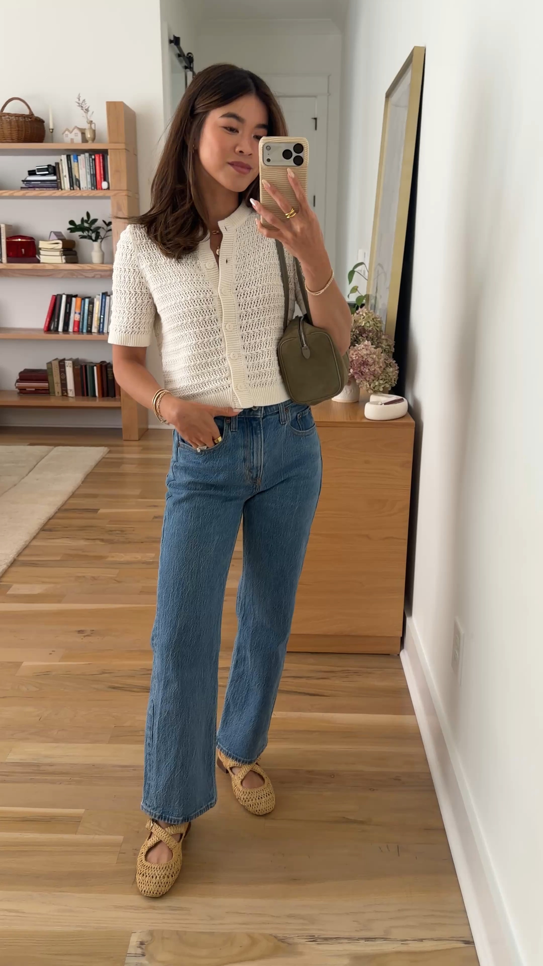 My all time favorite denim from @abercrombie. These fit me perfectly and come in short inseams!

Sizing info:
Abercrombie Textural Short-Sleeve Crew Cardigan - Size XS in Cream
Abercrombie High Rise 90s Relaxed Jean - Size 23 extra short in medium wash

Petite style, petite fashion, mom outfit, mom style, petite pants, petite outfit ideas, petite outfits, best pants for petite, petite denim, spring style, spring outfits, beach outfits, vacation outfits, summer denim, summer jeans, summer knit top, Abercrombie top, knit top,

#LTKootd #LTKSeasonal #LTKPetite