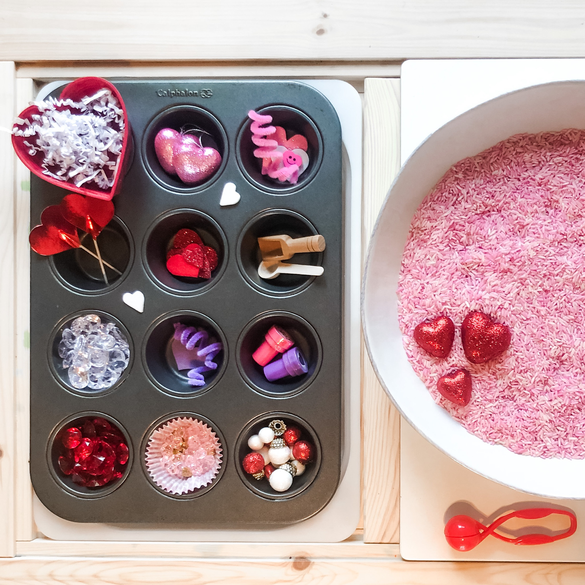 Sensory bin and tinker tray! Toddler activity for Valentine’s Day!

#LTKSeasonal #LTKKids #LTKFamily