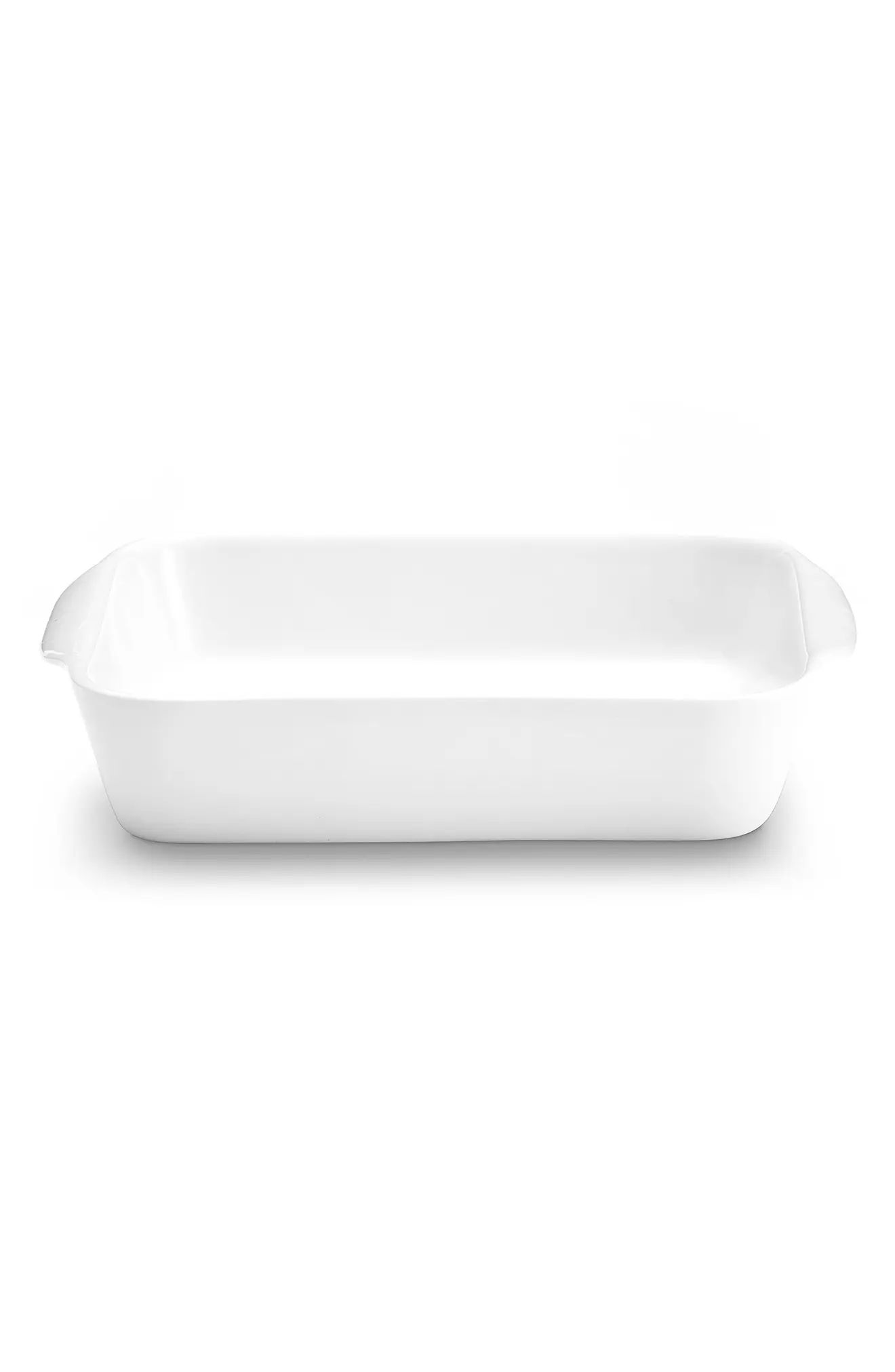 Pillivuyt Extra Large Square Porcelain Baking Dish in White at Nordstrom | Nordstrom