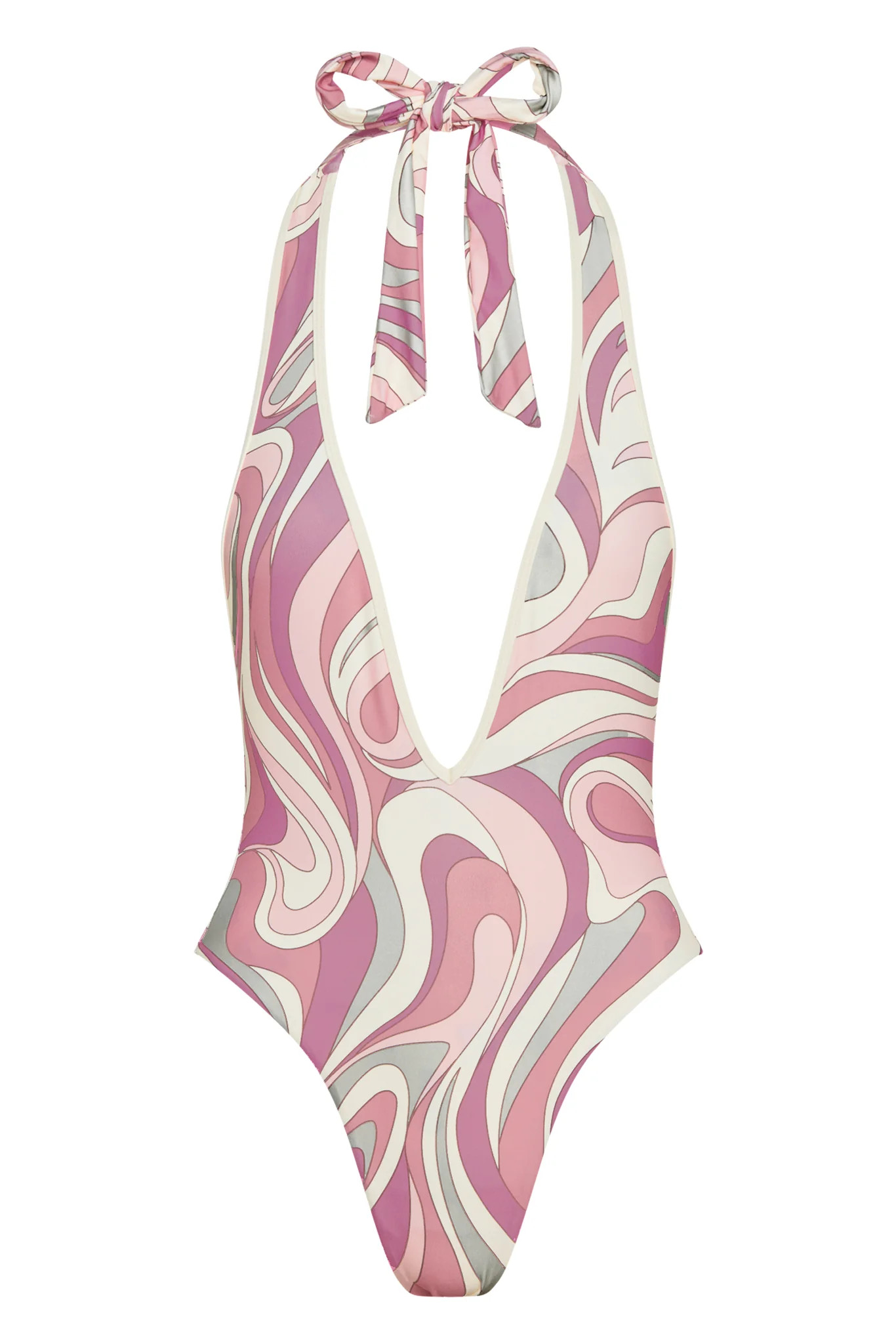 Cyprus One Piece - Costa Rei Pink/Ivory | Monday Swimwear