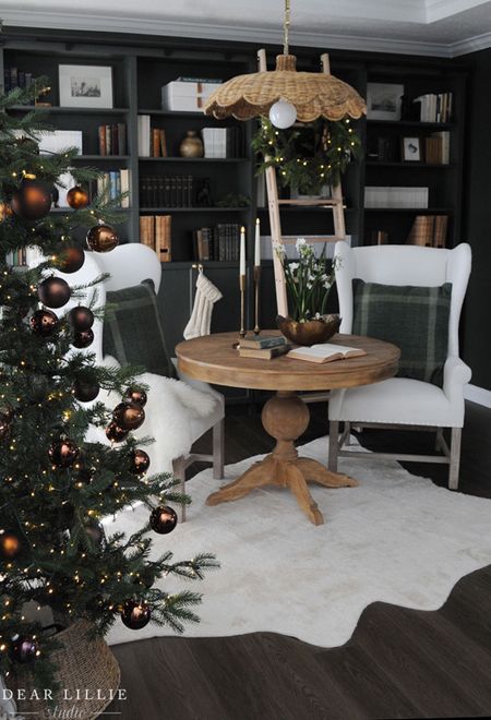 Little touches of Christmas in our library all linked here….

#LTKSeasonal #LTKHoliday #LTKhome