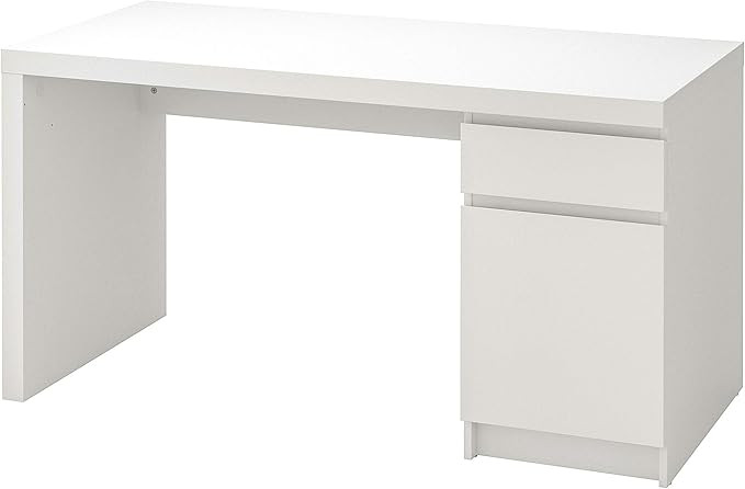 Ikea MALM desk 140x65x73 cm white | Amazon (US)