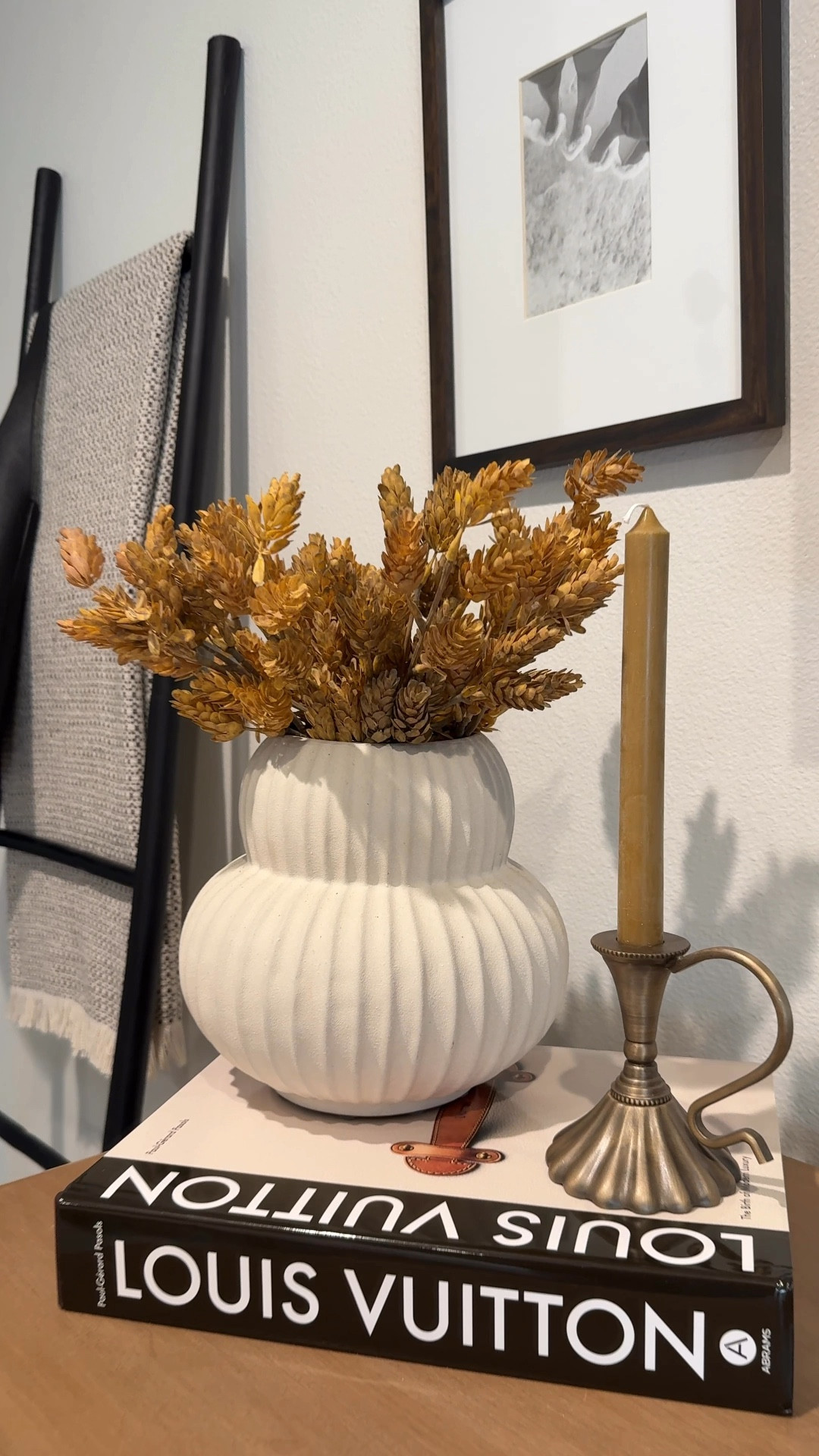 Beautiful Antique Vibe with brass candlesticks and wall sconces  

#candlesticks #wallsconce #homedecor 