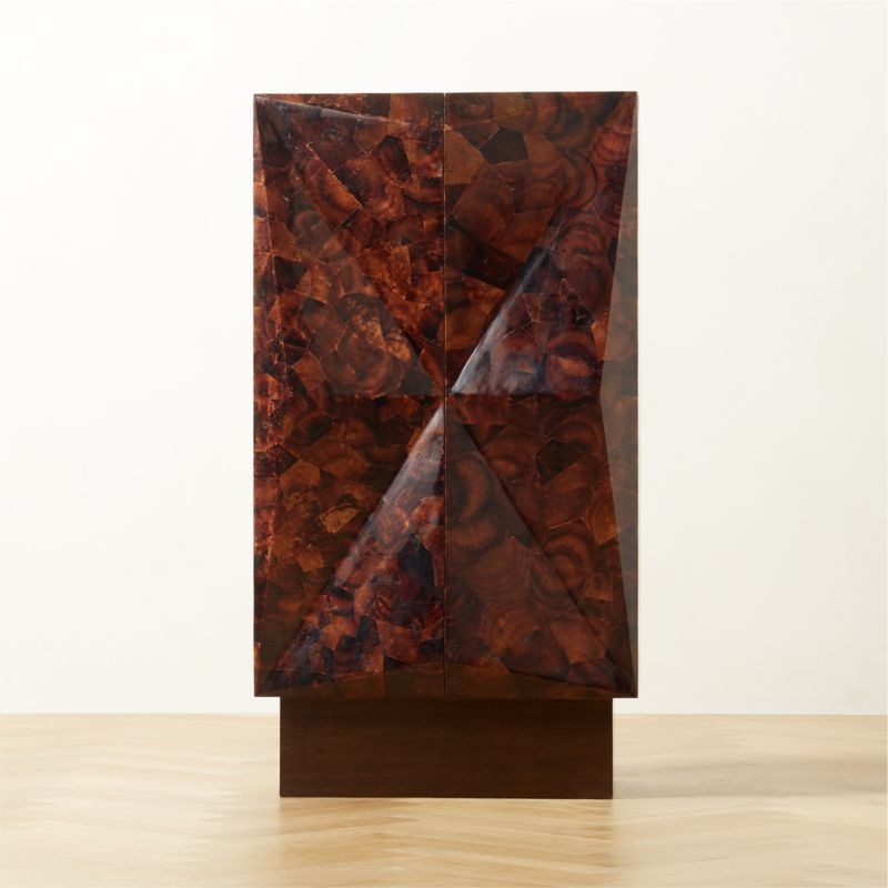 Dresden Modern Penshell Bar Cabinet | CB2 | CB2