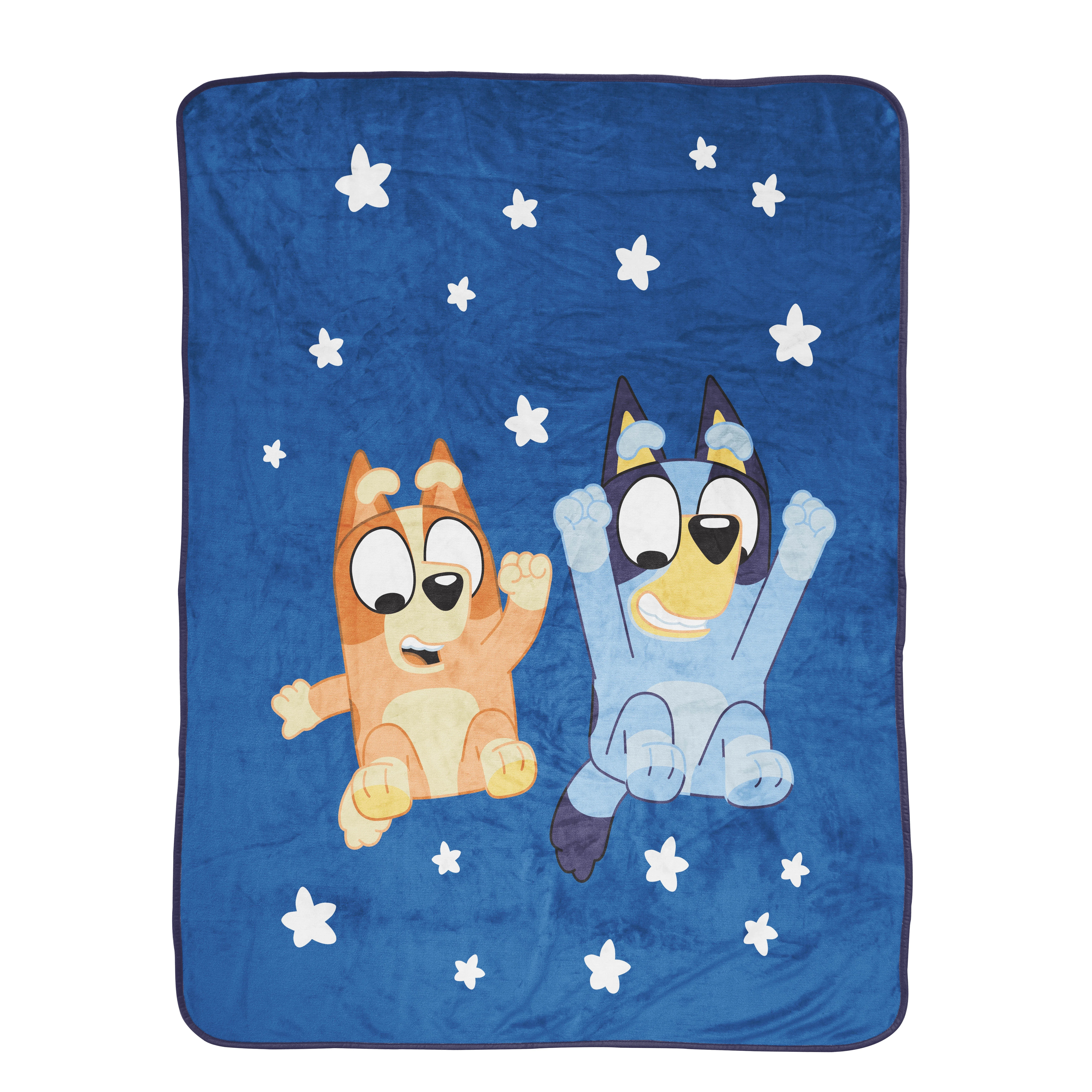 Bluey In The Dream Kids Throw, 46 x 60, Microfiber, Blue, BBC Studios Ages 1+ | Walmart (US)