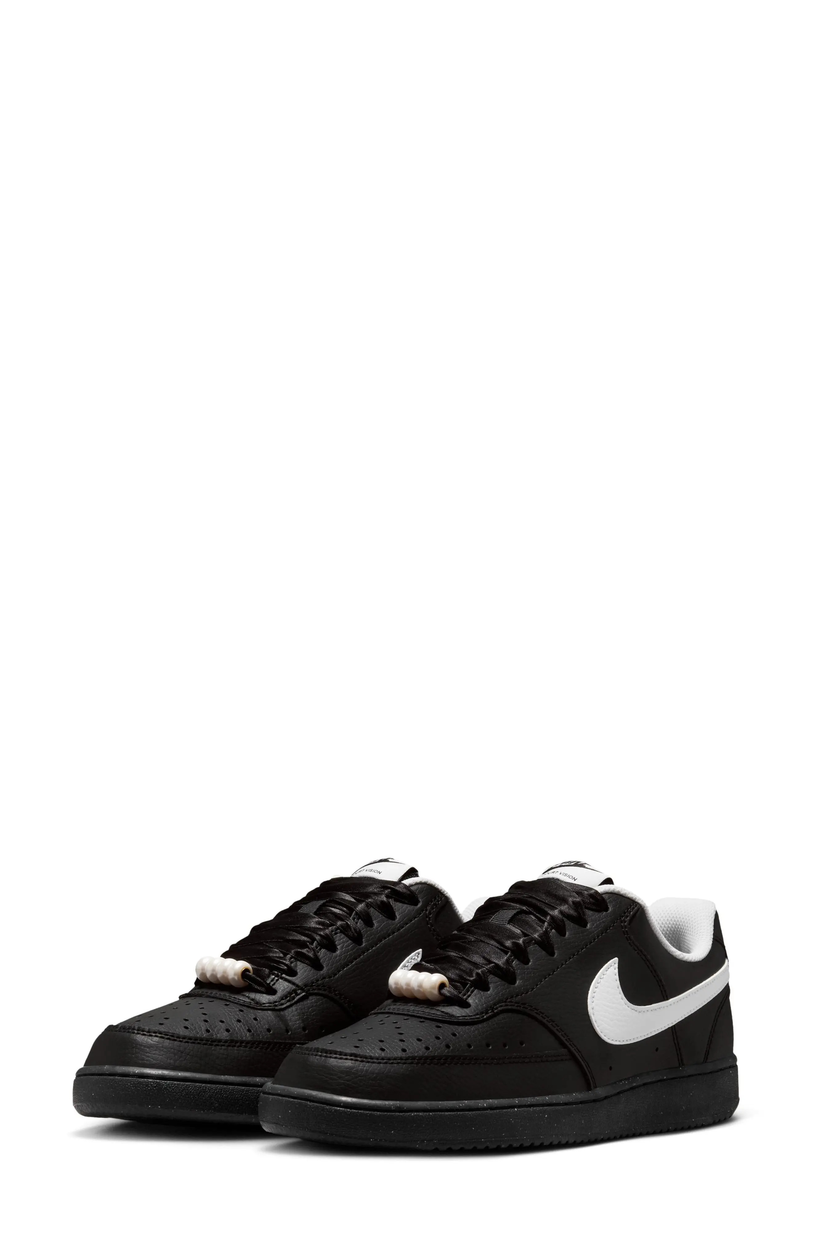 Nike Court Vision Low Sneaker in White/Pink Foam at Nordstrom Rack, Size 8.5 | Nordstrom Rack