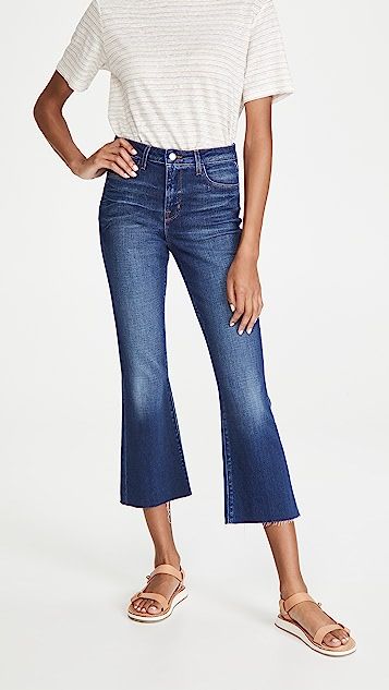 Kendra High Rise Crop Flare Jeans | Shopbop