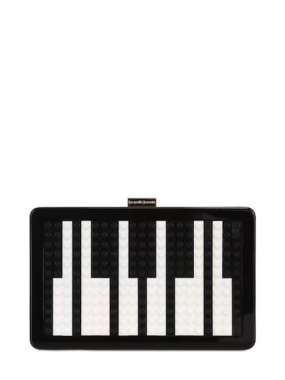 LES PETITS JOUEURS - ANDY PIANO PERSPEX CLUTCH | Luisaviaroma