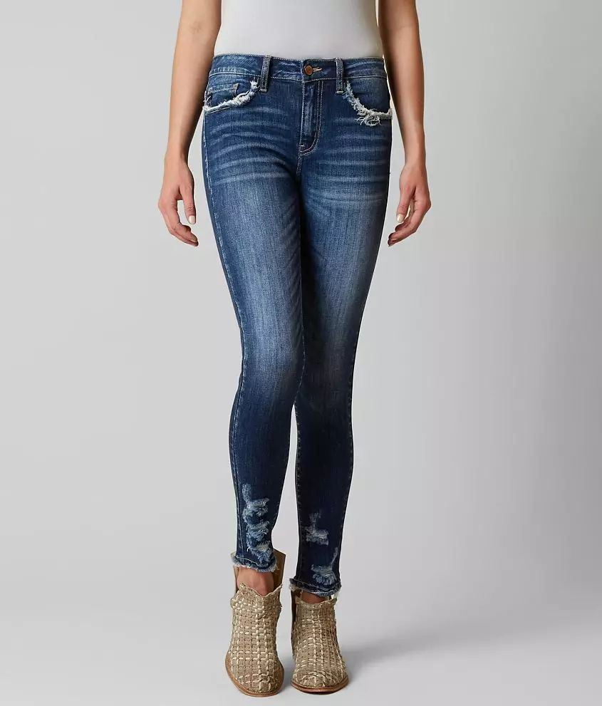 KanCan Mid-Rise Ankle Skinny Stretch Jean | Buckle