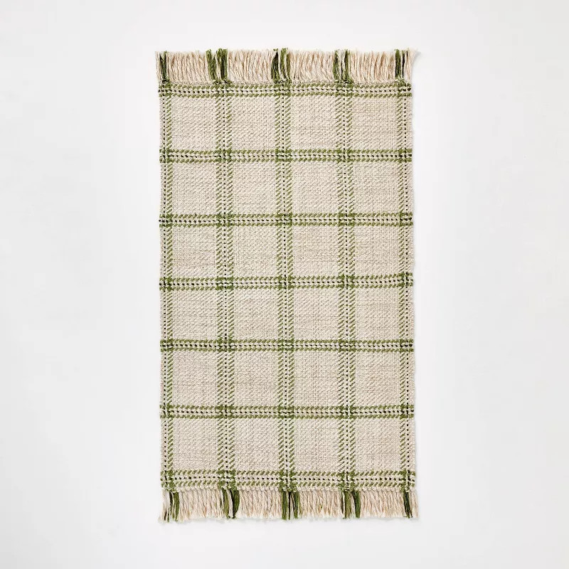 2'1"x3'2" Indoor/Outdoor Plaid Accent Rug - Threshold™ designed with Studio McGee™ | Target