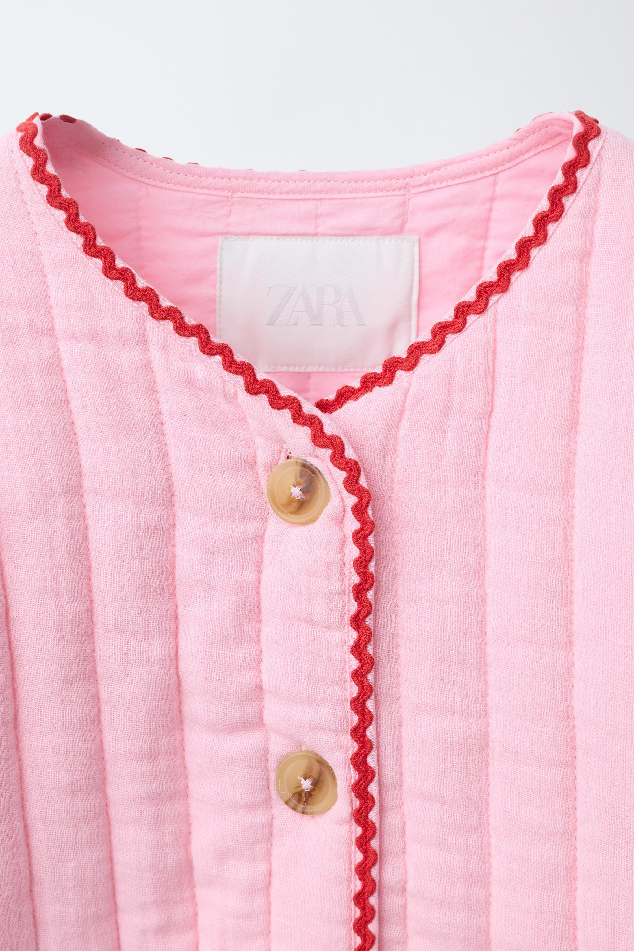 QUILTED JACKET WITH HEARTS | Zara UK