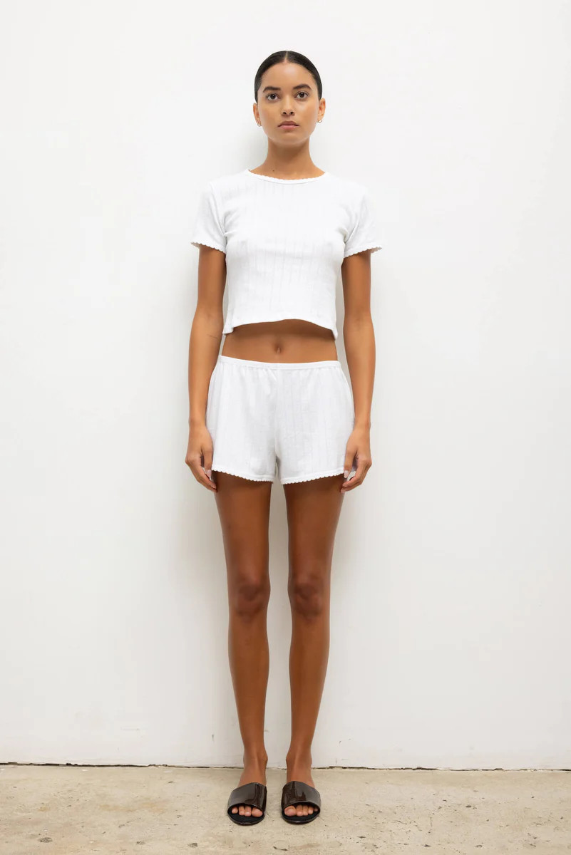 Pointelle Mini Short | LESET