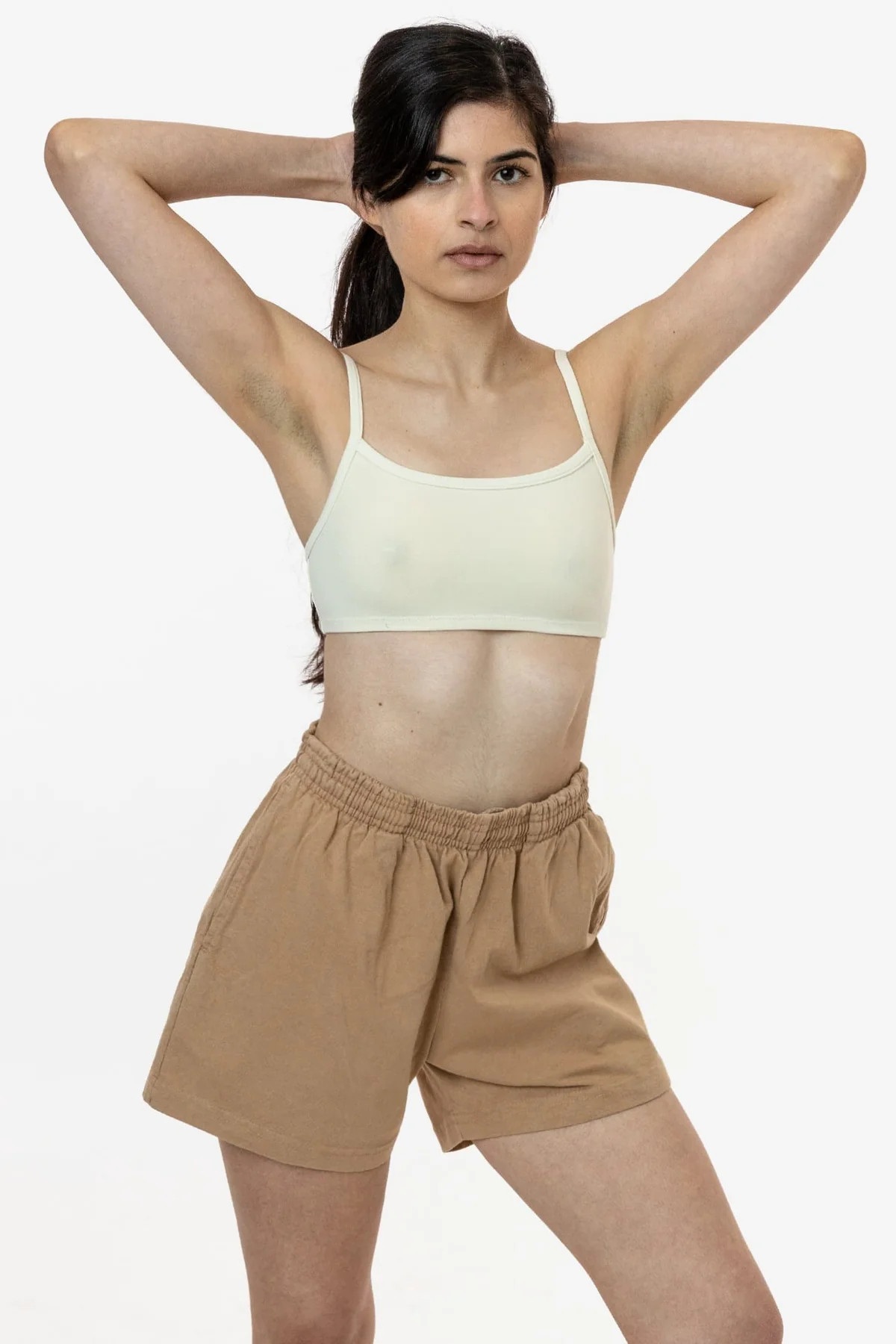 1242GD Unisex - Heavy Jersey Garment Dye Gym Shorts | Los Angeles Apparel