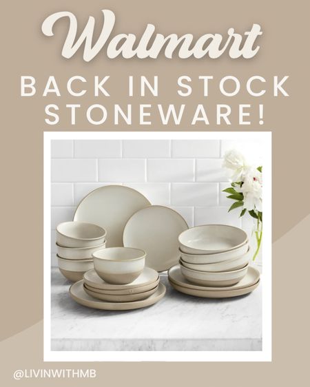 The most gorgeous dinnerware set that I own by Dave and Jenny Marrs. 16 piece set In the color Cream. Sold at Walmart! 

#LTKstyletip #LTKhome #LTKFind