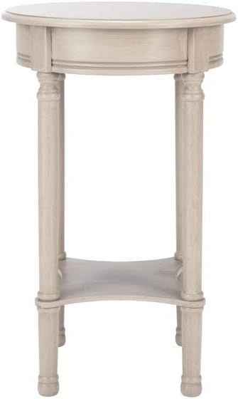 Safavieh Home Collection Tinsley Greige Bottom Shelf Round Accent Table ACC5717A, 0 | Amazon (US)